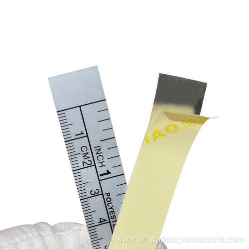 61 CM 24" Adhesive Silver Tape Measure